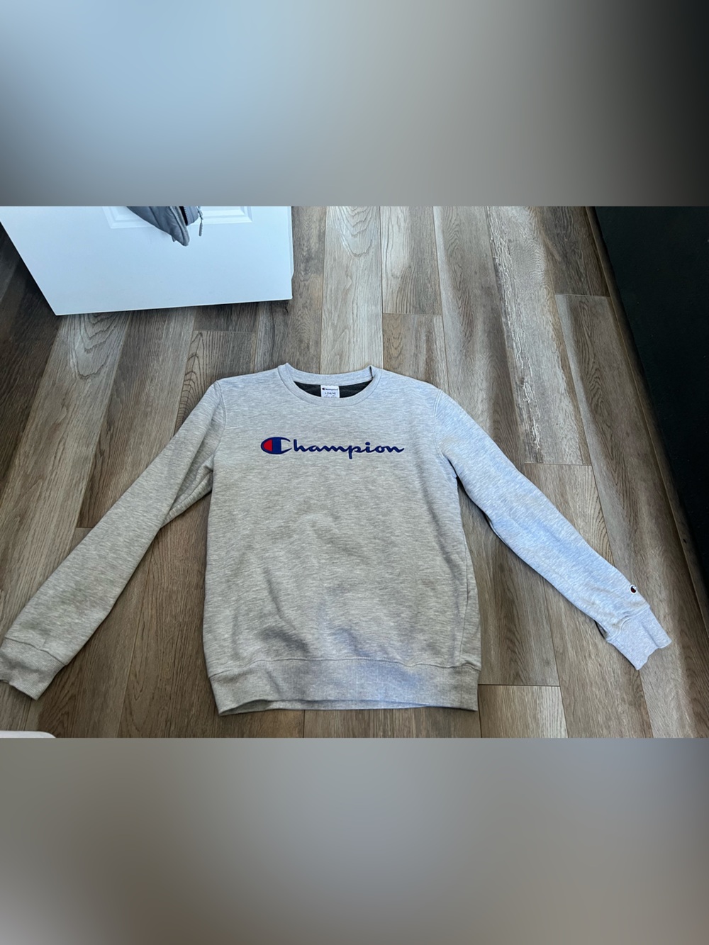 Champion sweater heather grey kids